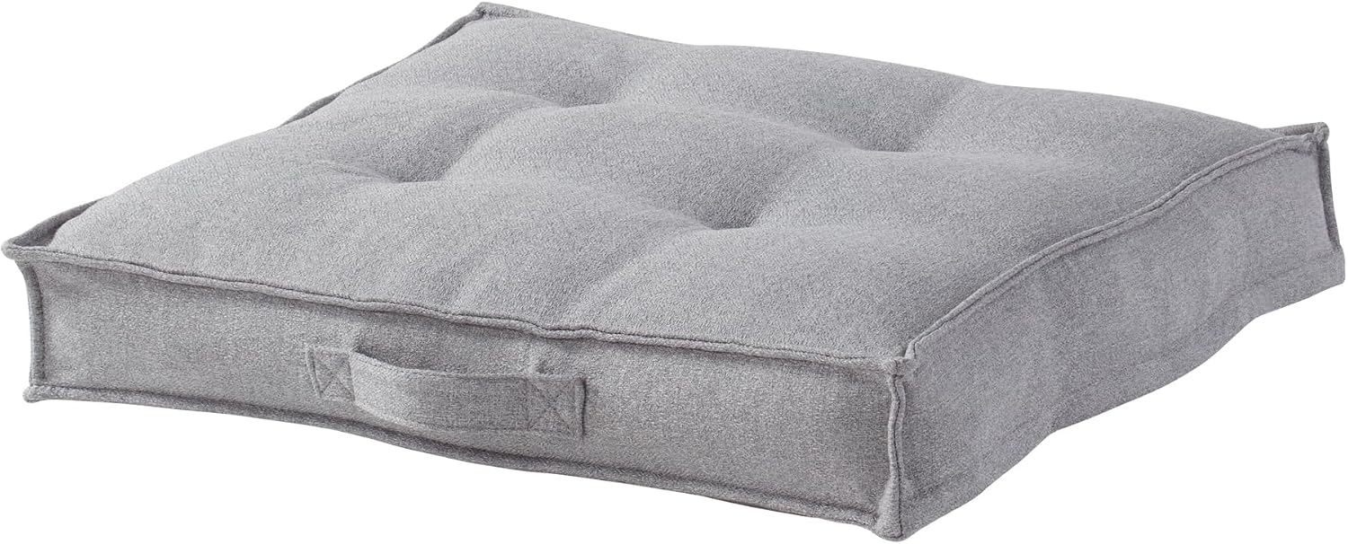 Square Tufted Pillow Dog Bed with Soft Cushion, Compact Size and Comfortable Sleeping Surface - Image 2